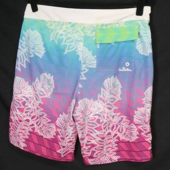 GEORGE | medium | Tropical Gradient Swim Shorts *stained waistline - Picture 2 of 15